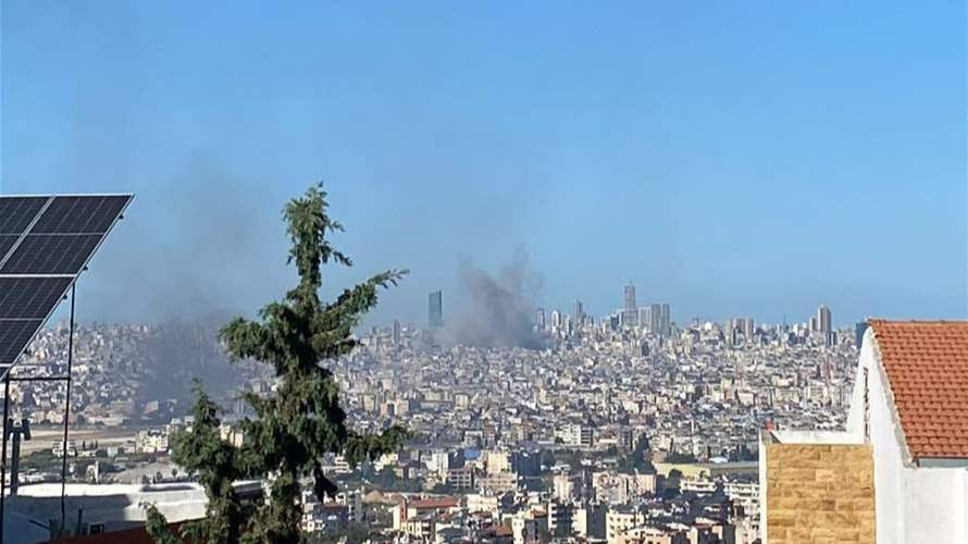 Ghobeiry in Beirut's southern suburbs hit by Israeli airstrikes