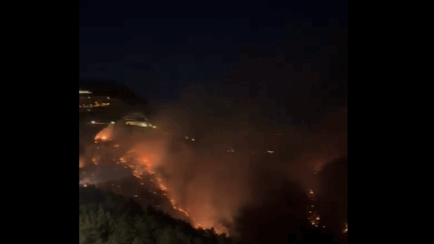 Wildfire spreads in Rabweh in Mount Lebanon, reaching nearby areas (Video)