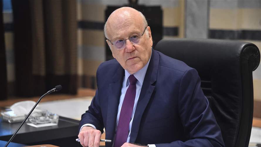 PM Mikati calls on allies to intensify diplomatic efforts for ceasefire and stability following Paris conference