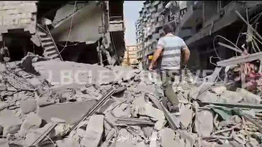 LBCI captures extensive damage from Israeli airstrikes on Hay El Bayad, Nabatieh in South Lebanon