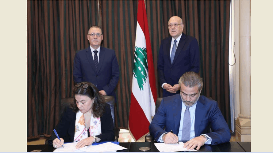 PM Mikati oversees signing of MoU with UNDP on foreign aid coordination