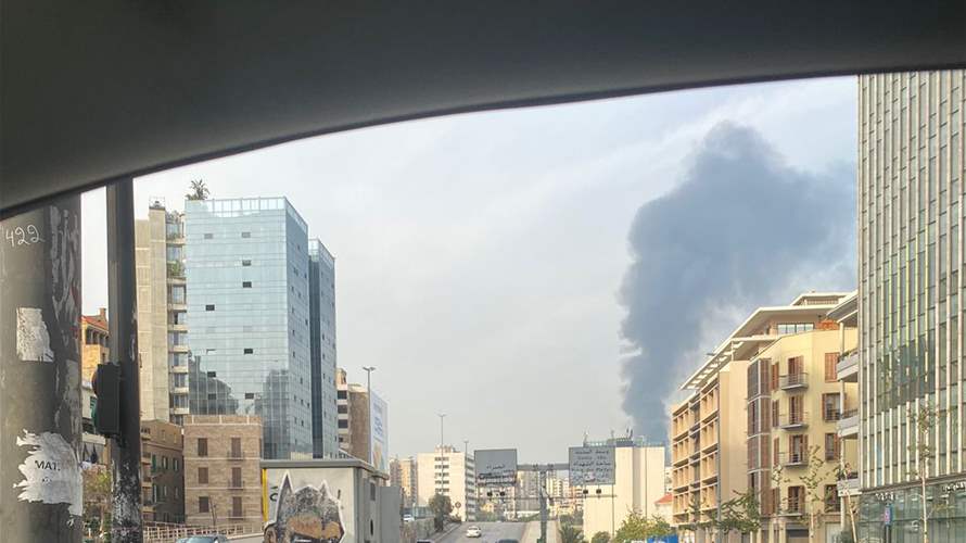 Fire breaks out near Ras Beirut; black smoke engulfs area (Video) 