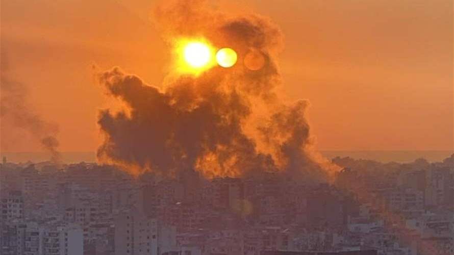 Ghobeiry in Beirut's southern suburbs hit by Israeli airstrikes following evacuation order