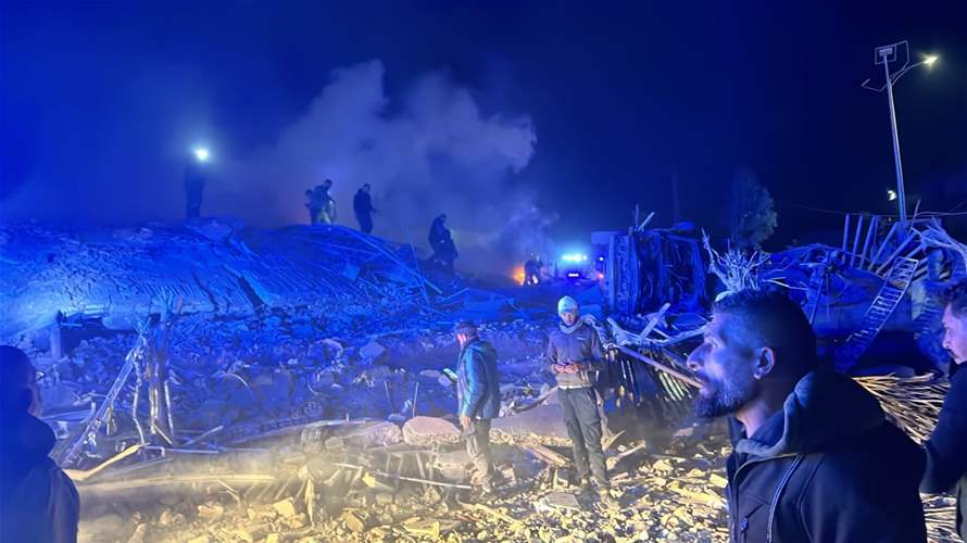 Lebanese Civil Defense completes rubble removal, 14 bodies recovered in Baalbek airstrike