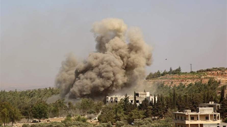 Syrian and Russian jets bomb rebel-held northwest Syria