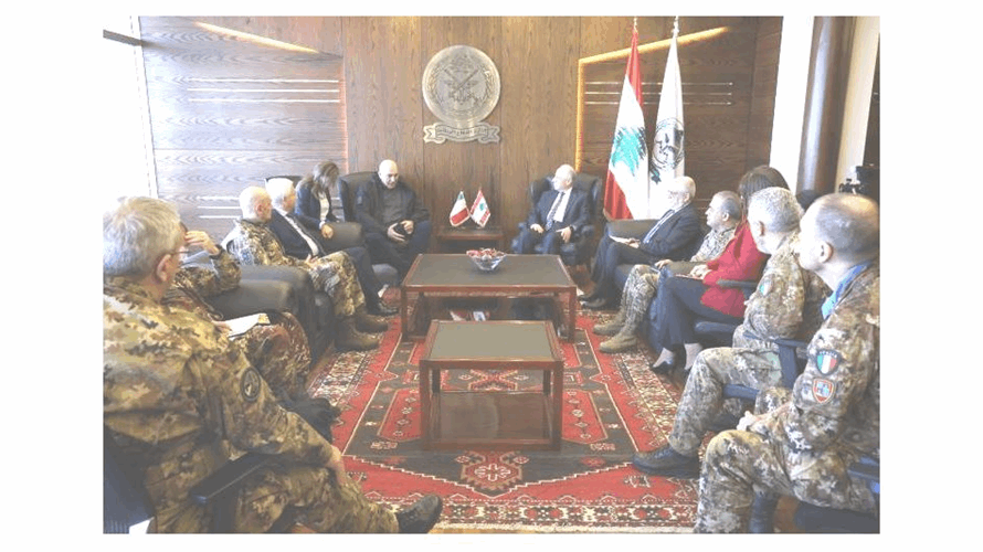 Lebanon’s Defense Minister meets Italian counterpart: Ongoing Israeli hostilities a clear violation of ceasefire arrangements