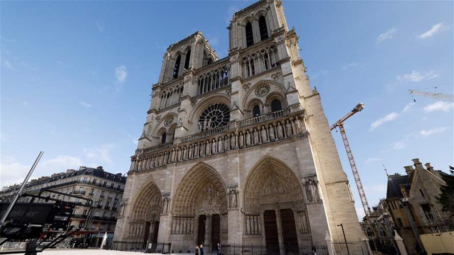 First mass held in Notre Dame cathedral after reopening