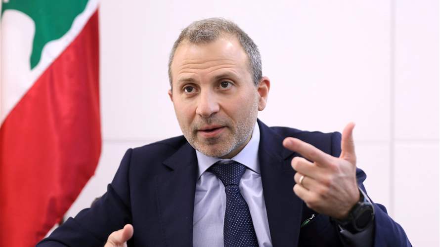 Gebran Bassil tells Reuters: Hezbollah should focus on Lebanon's internal issues, not the wider region