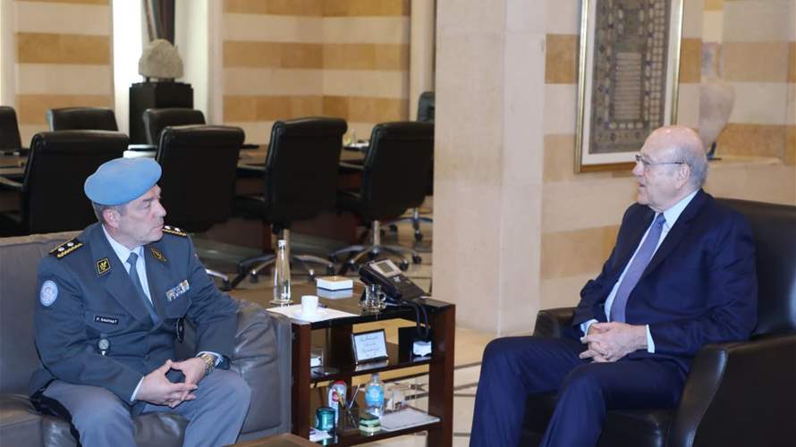 PM Mikati holds meetings with UNTSO delegation and World Bank official on Lebanon's developments