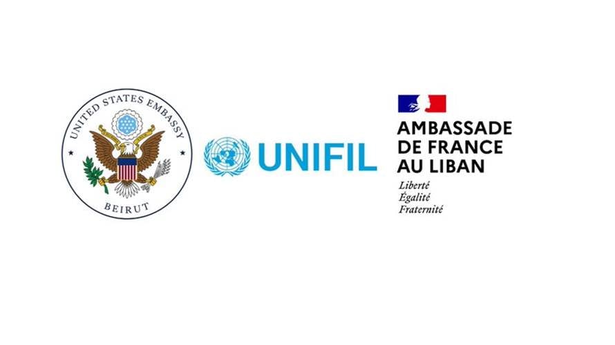 US, France, and UNIFIL host meeting with Lebanese and Israeli forces in Naqoura - Joint statement 