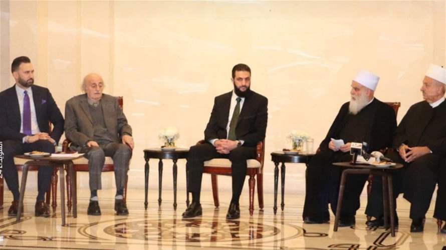 Lebanese Druze delegation meets Syrian leadership, opening new chapter in relations 