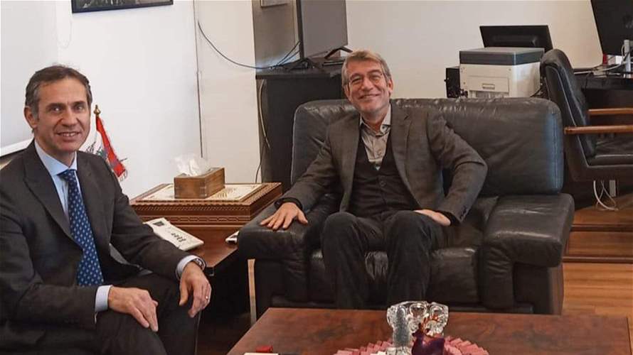 Lebanon’s Energy Minister meets Turkey’s new Ambassador to discuss enhanced cooperation