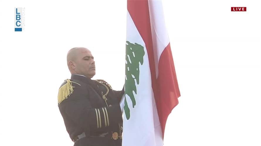 Lebanese flag raised at presidential palace during Joseph Aoun’s welcoming ceremony (Video)