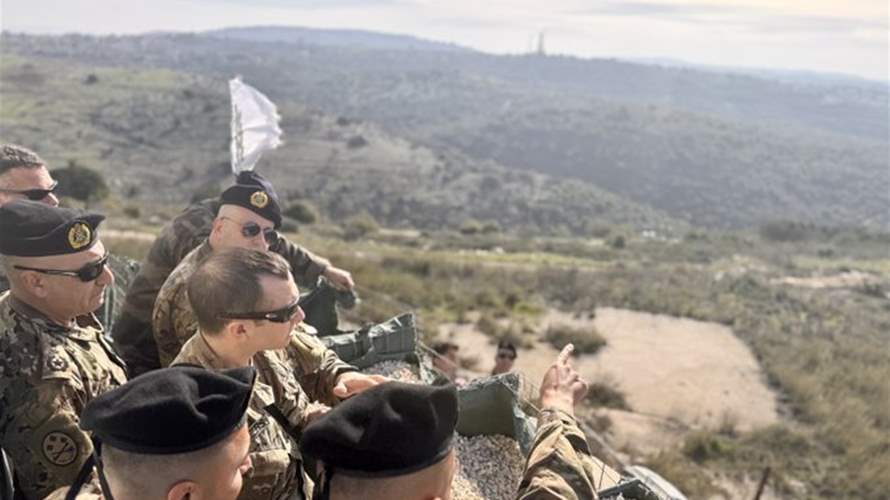 US and French Generals join LAF officers in South Lebanon inspections