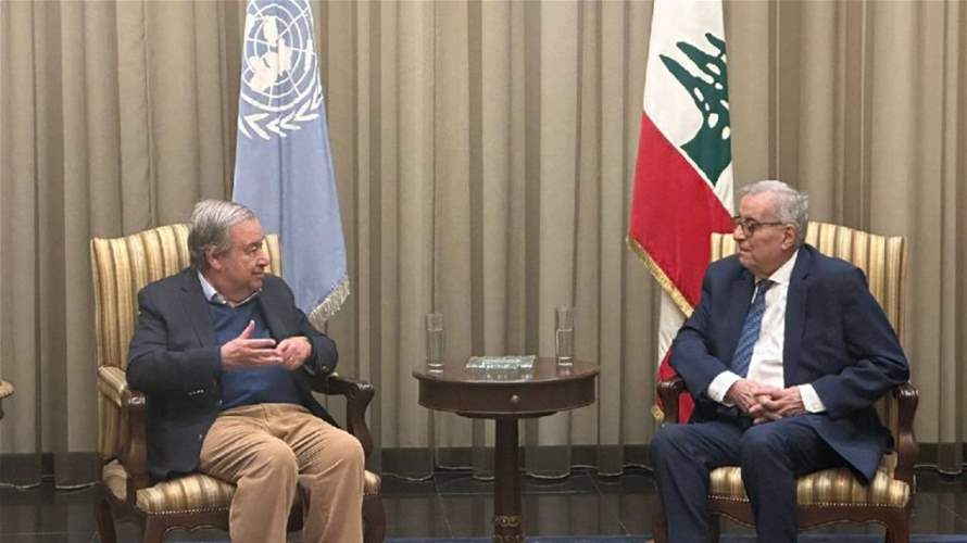 UN Secretary-General António Guterres arrives in Beirut to congratulate Lebanon’s newly elected President