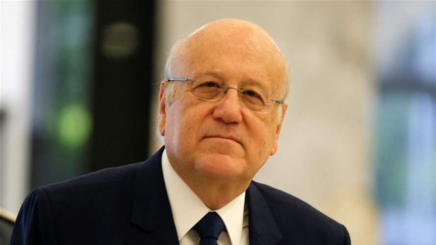 PM Mikati and Macron discuss Lebanon's crisis, international support, and Israeli violations