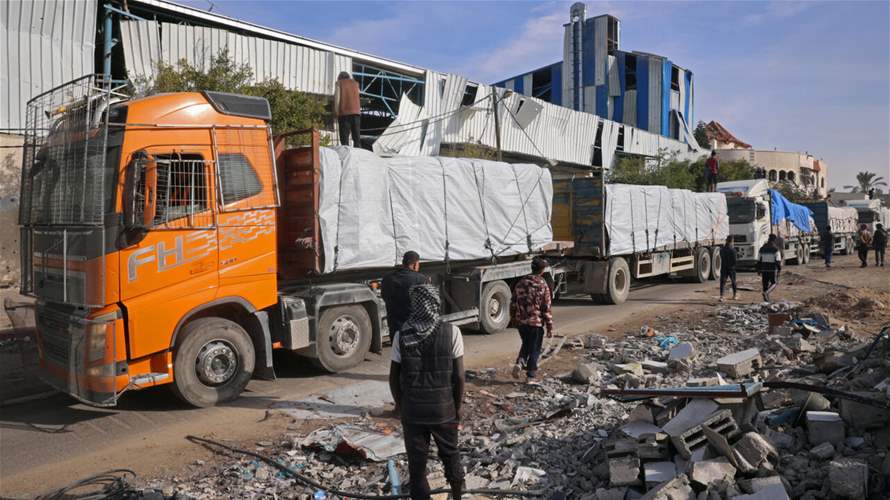 UN says 808 aid trucks entered Gaza on Wednesday