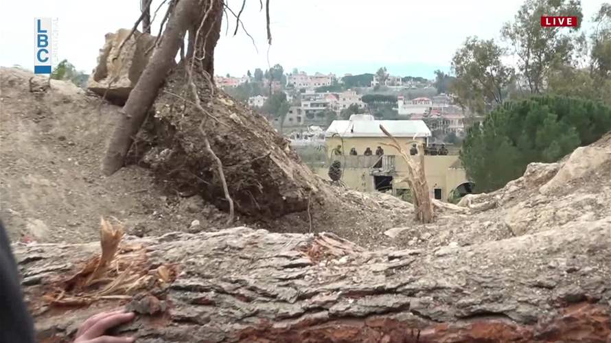 LBCI captures Israeli forces positioned on a house in South Lebanon's Yaroun (Video)  