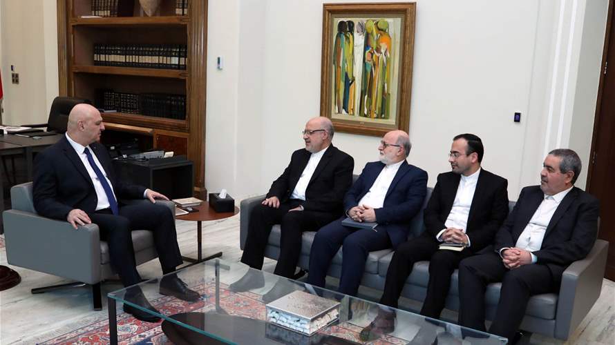 President Aoun receives Iranian Ambassador Mojtaba Amani and accompanying delegation  