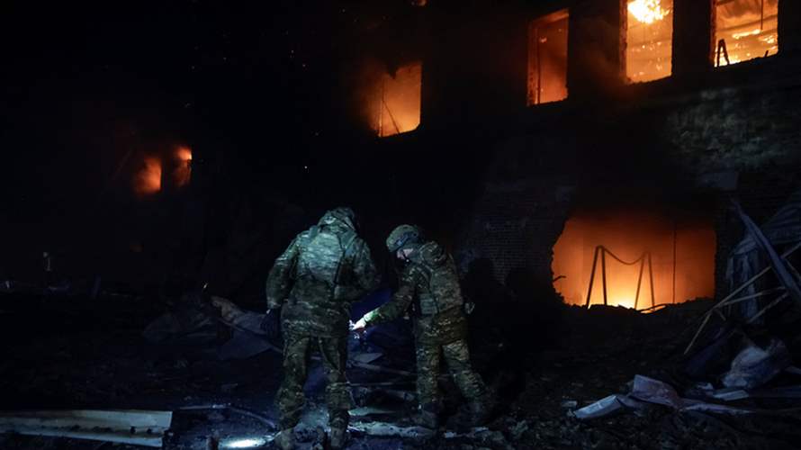 Russian attacks injure several, spark fire in Kharkiv, officials say