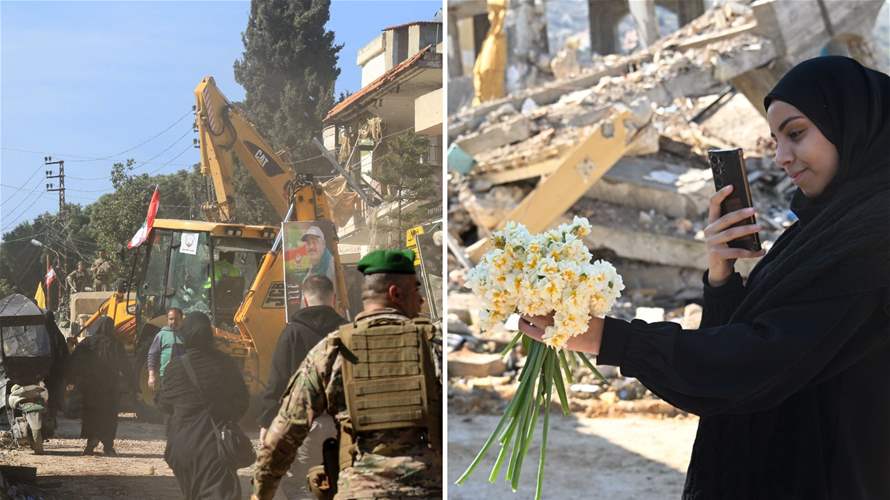 Residents of south Lebanon's Aitaroun return home to devastation as Lebanese army completes operations