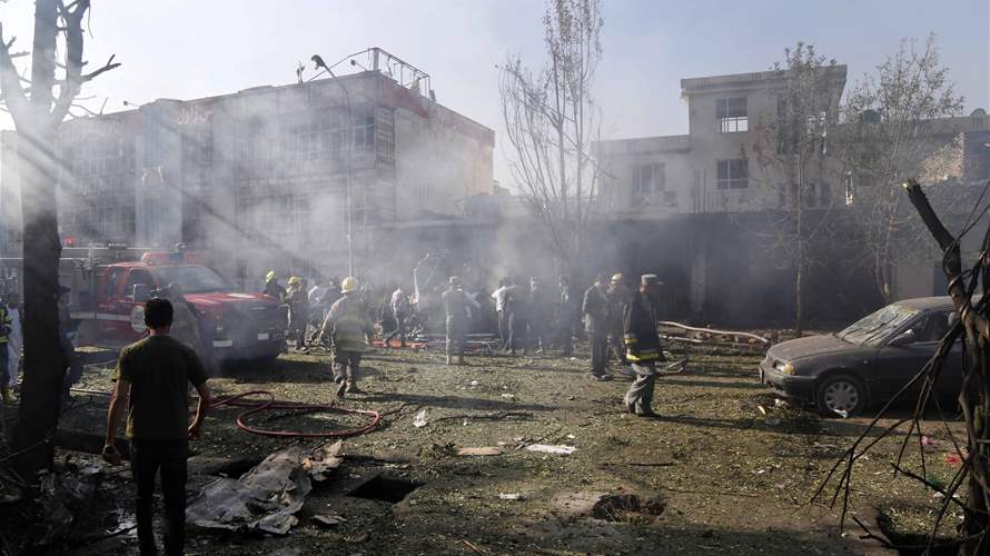 Suicide bomber sets off explosion near Kabul government offices, Interior Ministry says