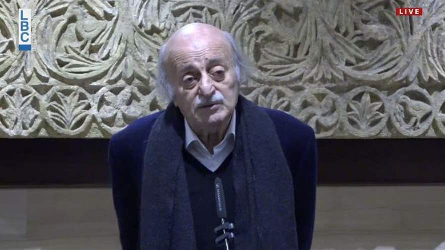 Walid Joumblatt: Israeli occupation of five hills in South Lebanon violates ceasefire agreement  