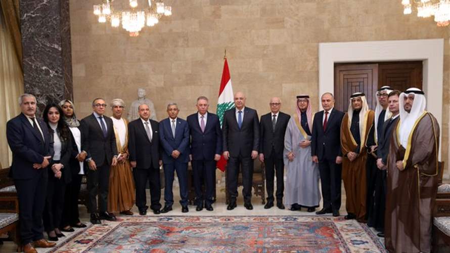 President Aoun calls for Arab support, stresses unified stance to face regional challenges