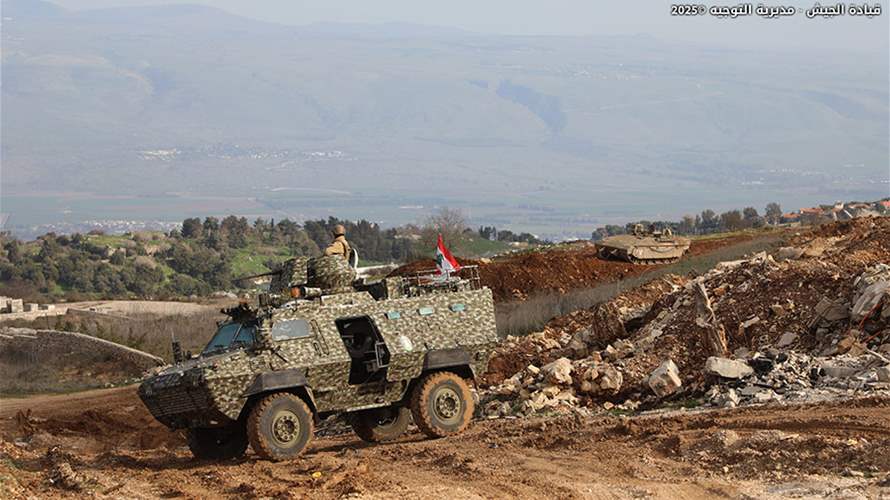 Military units continue deployment in south Lebanon border towns amid Israeli withdrawal