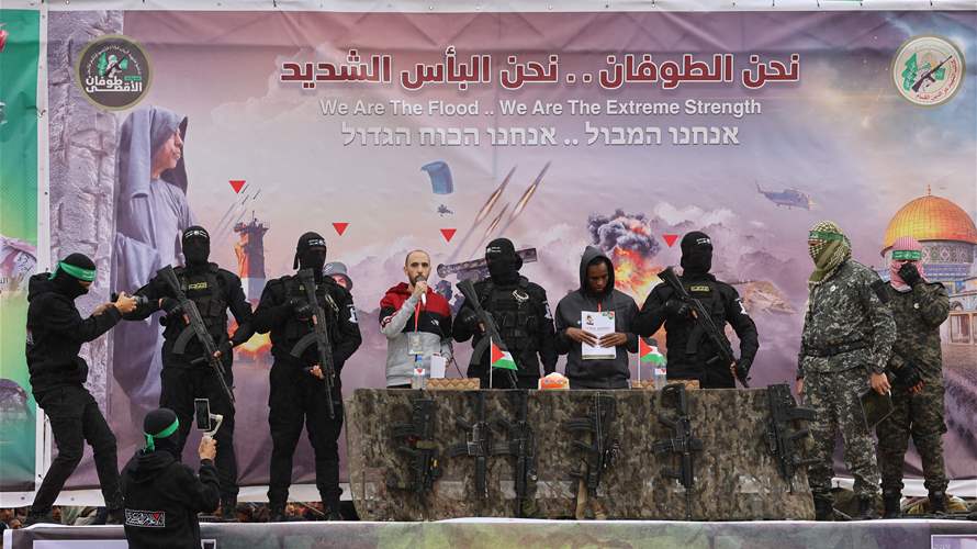 Hamas frees hostages in staged Gaza ceremony