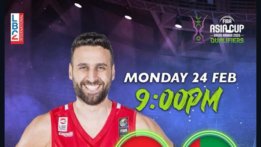 Stay tuned to watch Lebanon vs. UAE in the FIBA Asia Cup 2025 Qualifiers at 9:00 PM on lbcgroup.tv or LB2!