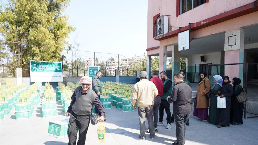 King Salman Humanitarian Center distributes 534 food baskets in northern Lebanon 