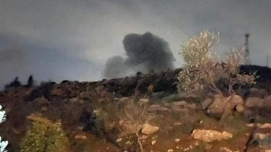 Israeli strike hits Hama Labaya in western Bekaa; another strike targets Qal'at al-Shaqif in Arnoun 