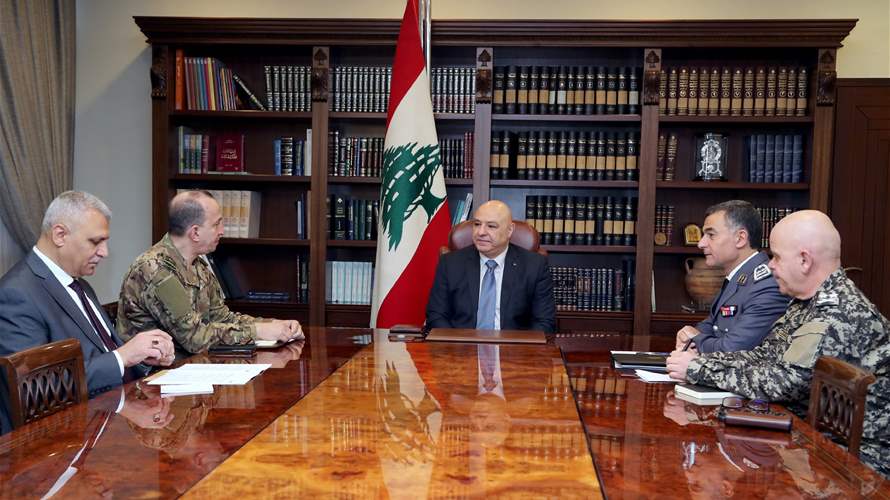 Lebanese President Joseph Aoun chairs security meeting on stability measures