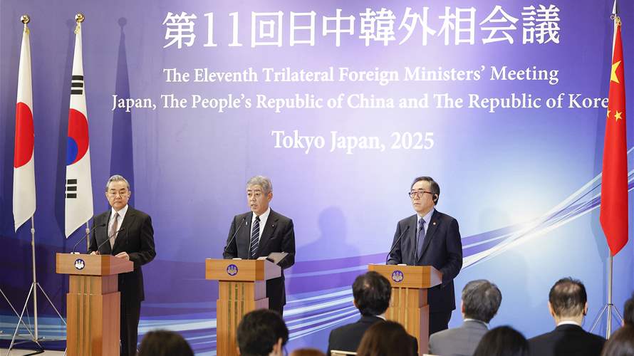 Japan, South Korea, China agree to promote cooperation: FM Iwaya