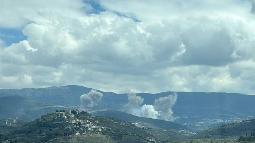 Israeli airstrikes target Mount Rihan and Iqlim al-Tuffah, South Lebanon