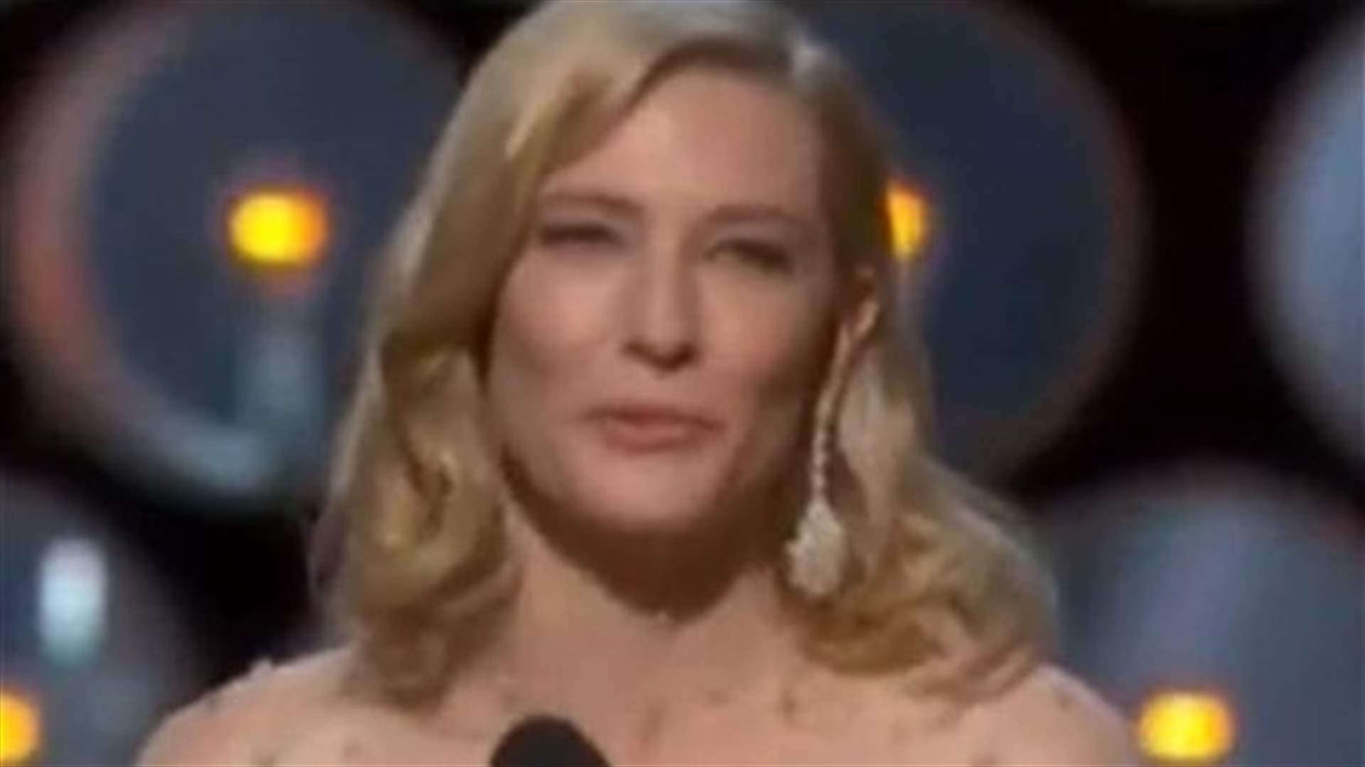 Report Australian Actress Cate Blanchett Began Career In Egypt Lebanon News