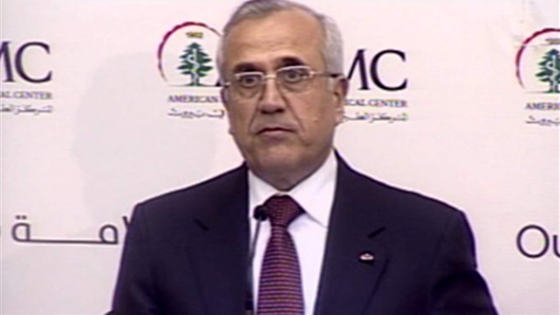 Sleiman: Lebanon&#39;s stability should not be presented as ransom for the Arab Spring