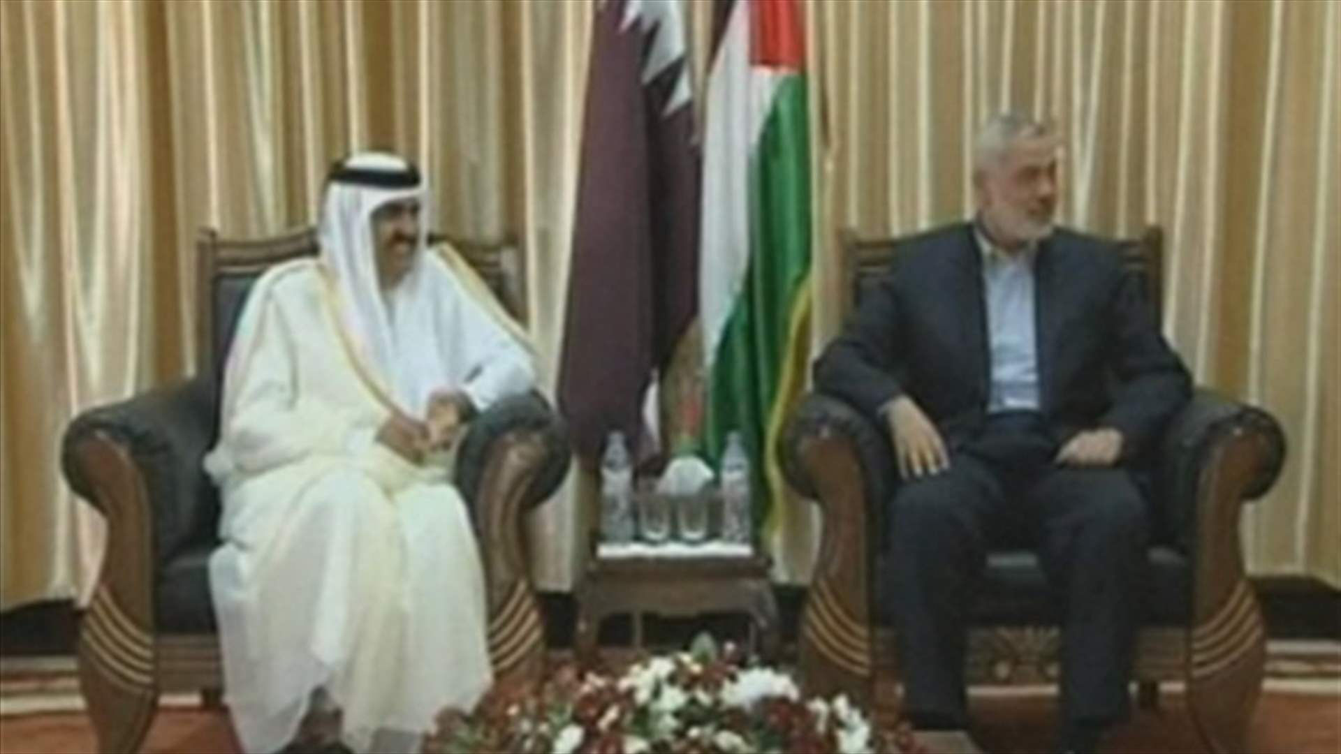 REPORT: Qatari Emir visits Gaza in boost to Hamas rulers