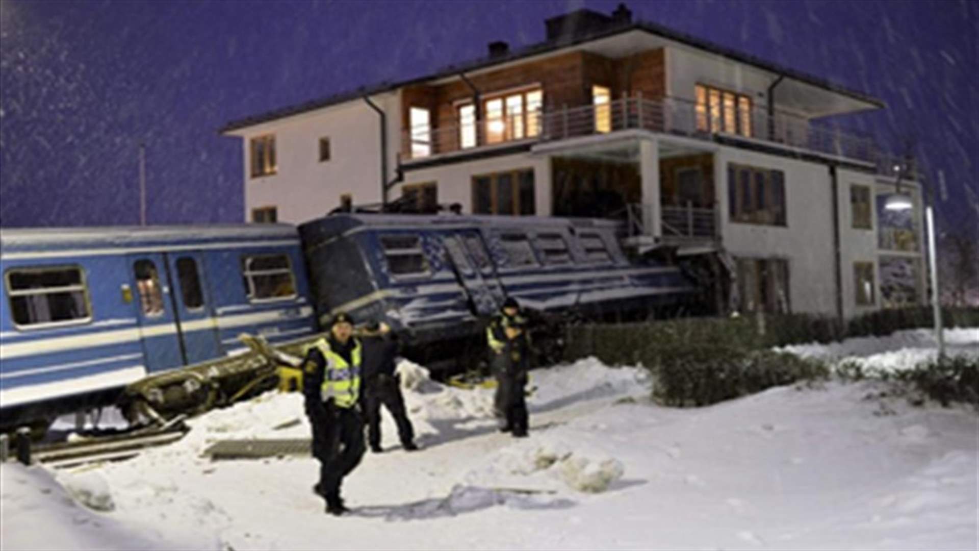 Stolen train crashes into building in Sweden