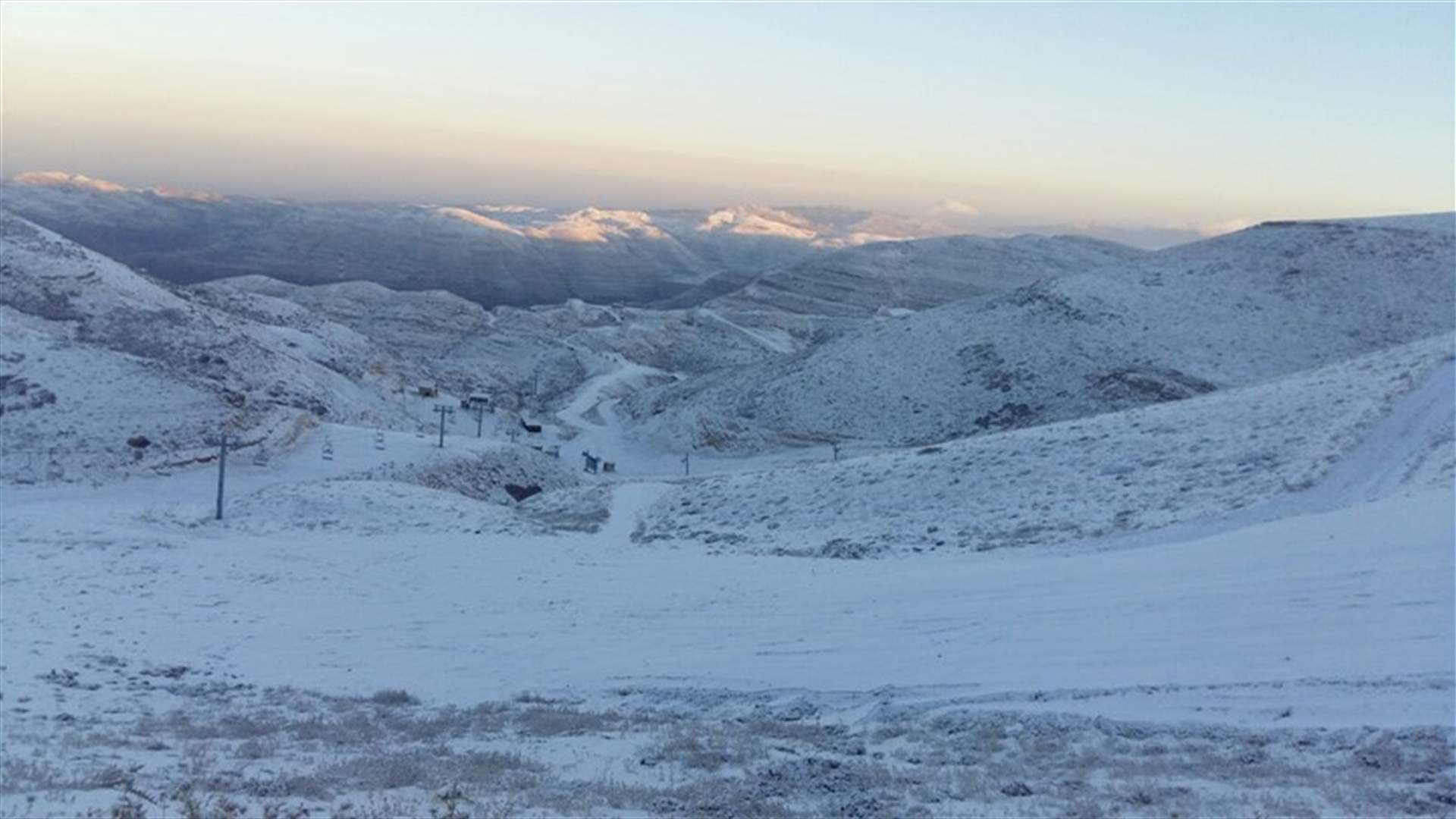 [PHOTOS] Snow covers Lebanon’s mountains 