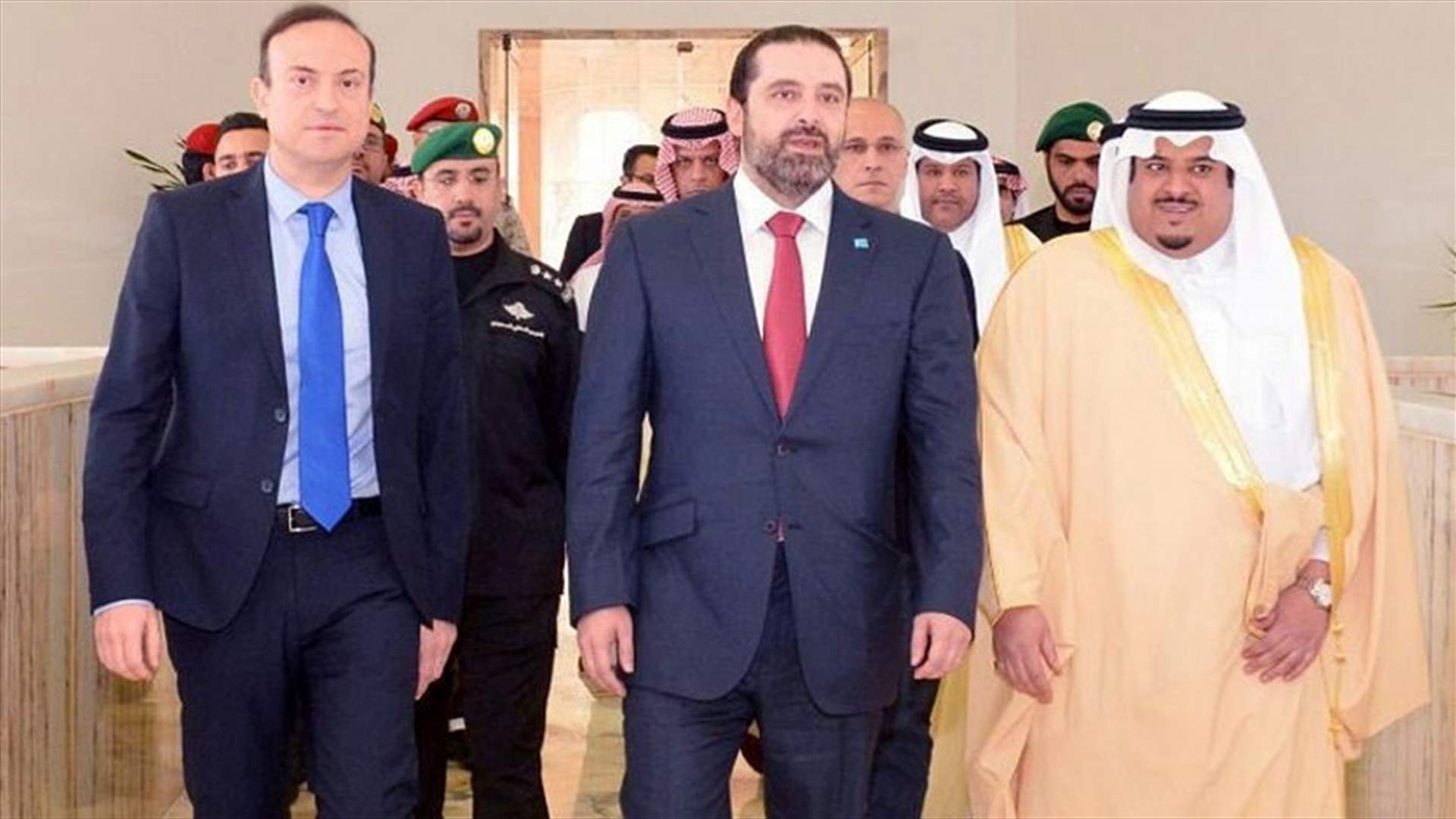 [PHOTOS] Hariri heads to Beirut coming from Riyadh