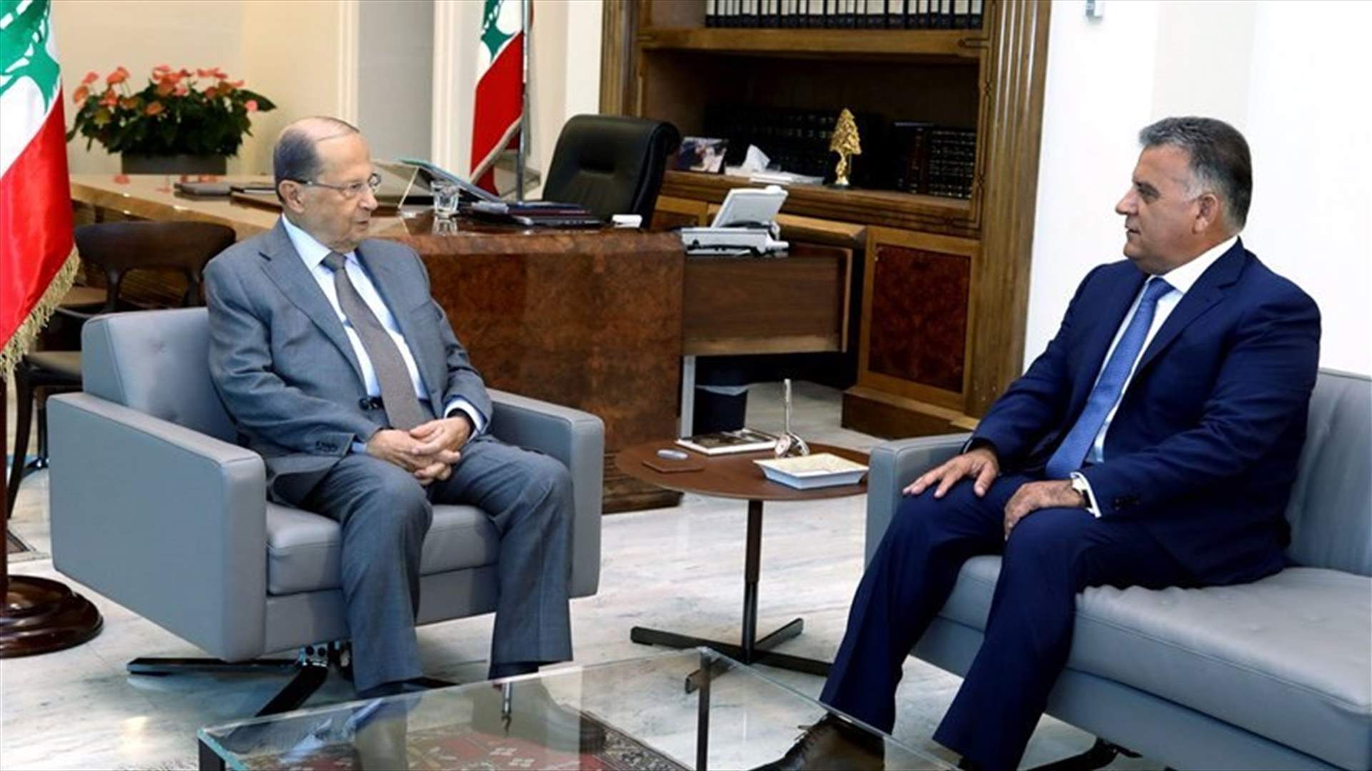 President Aoun congratulates Maj. Gen. Ibrahim on General Security’s 73rd anniversary