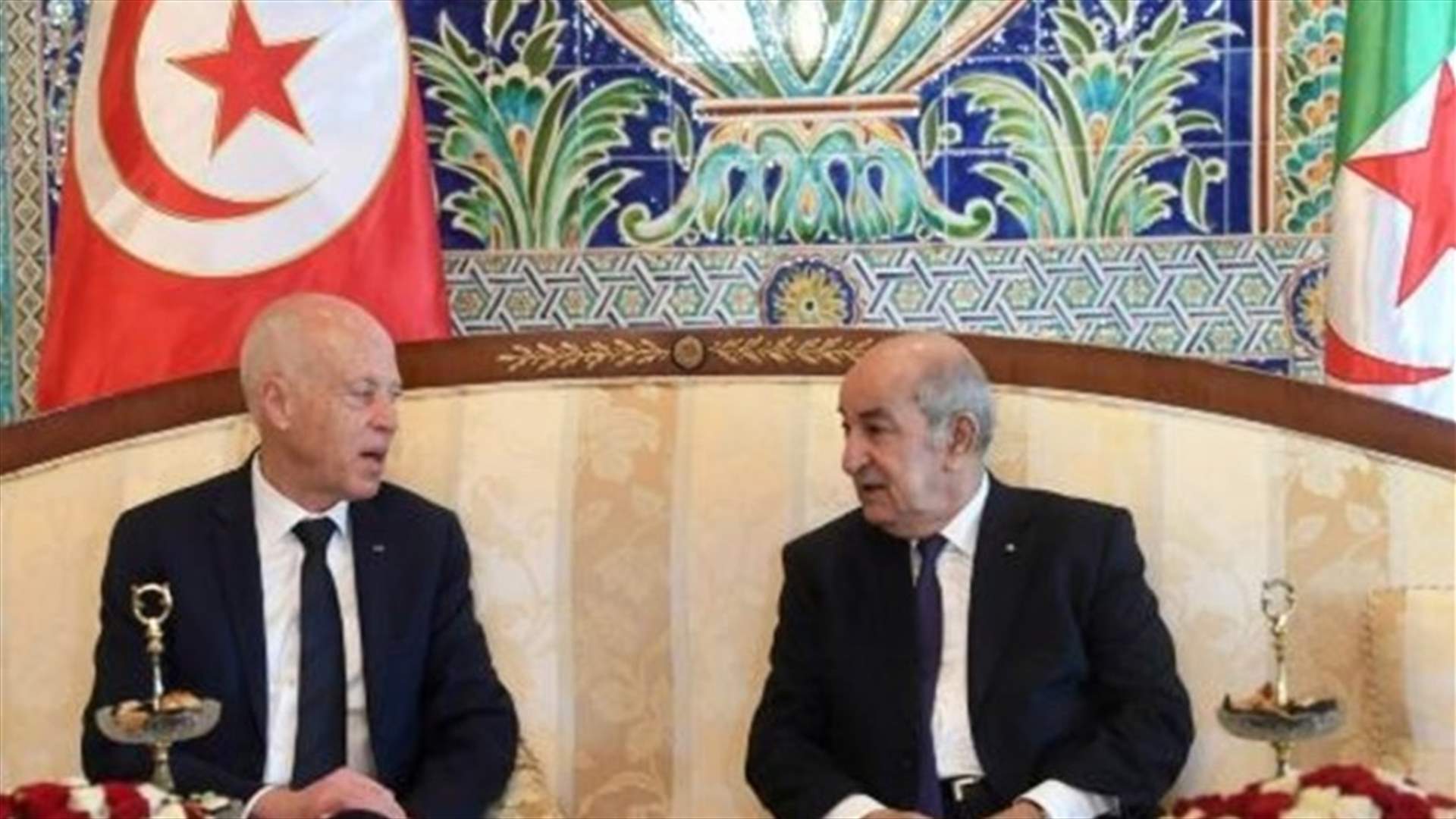 الرئيس التونسي في الجزائر في أوّل زيارة للخارج منذ توليه منصبه