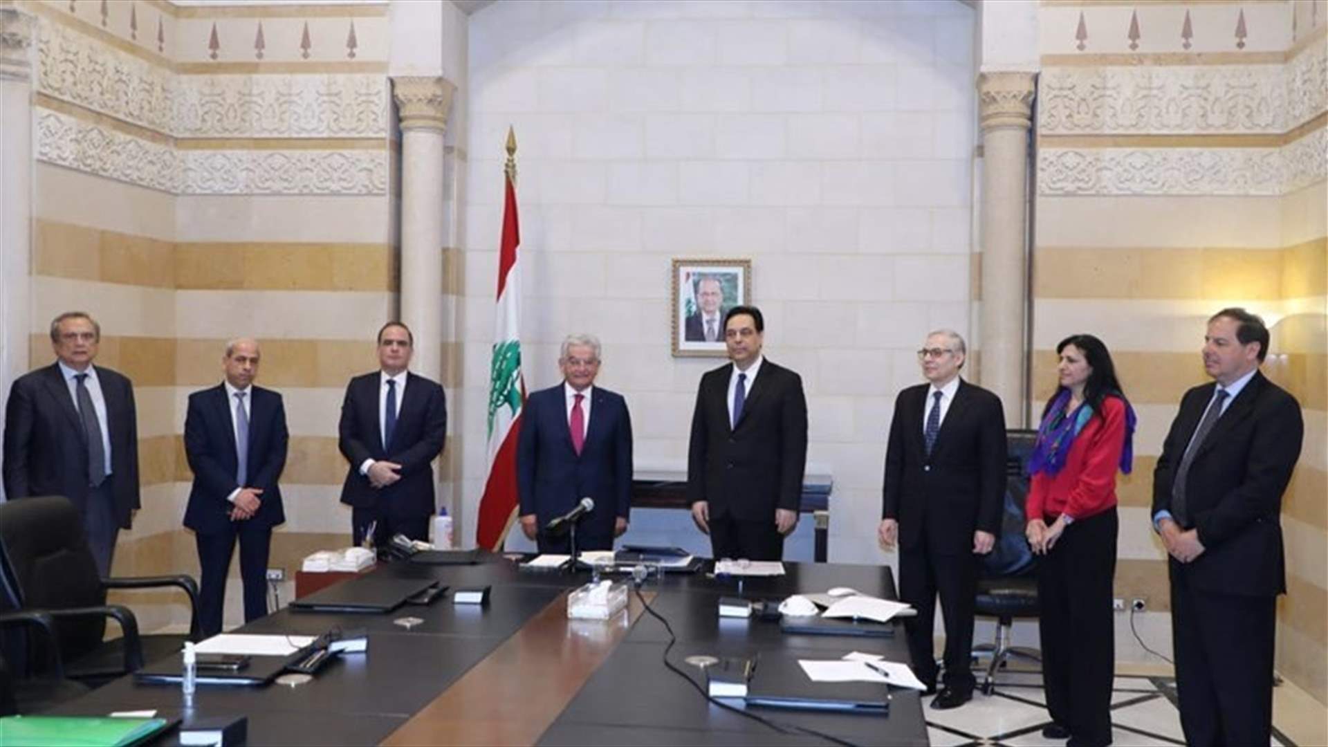 PM Diab meets ABL delegation at Grand Serail  ​