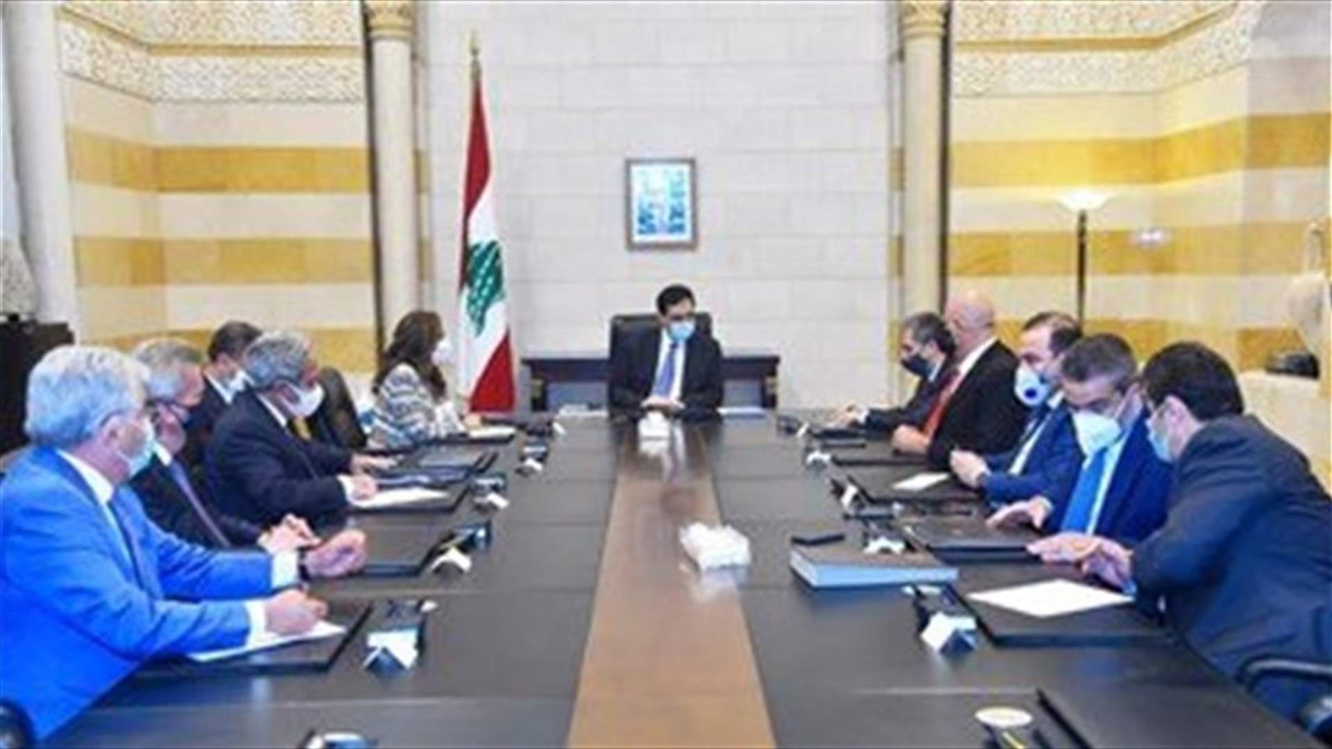 Diab chairs meetings on IMF talks, repercussions of Beirut blast