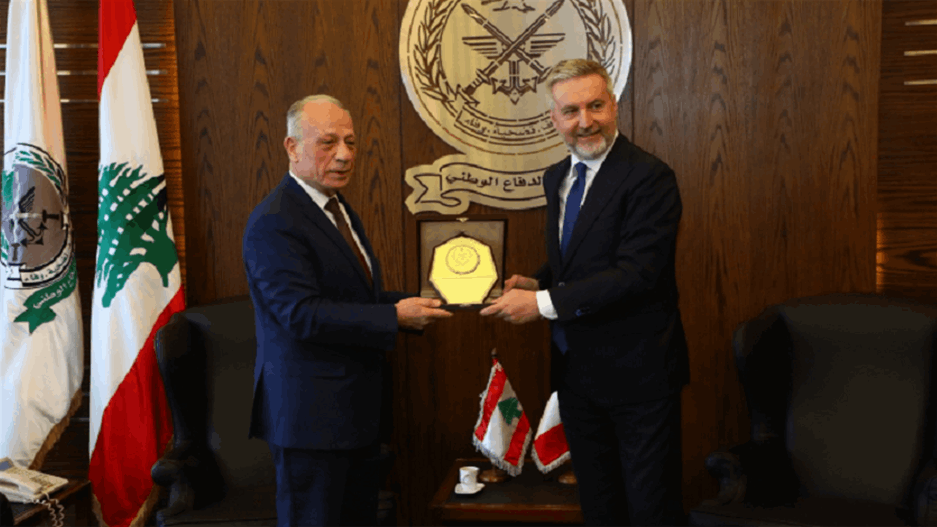 Defense Minister Selim meets with Italian counterpart