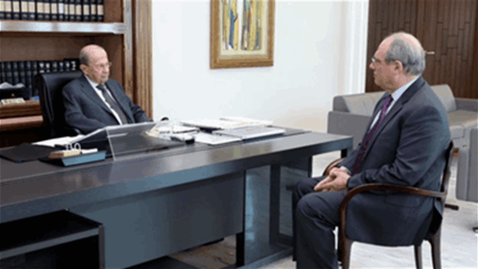 Deputy PM al-Shami briefs President Aoun on IMF negotiations