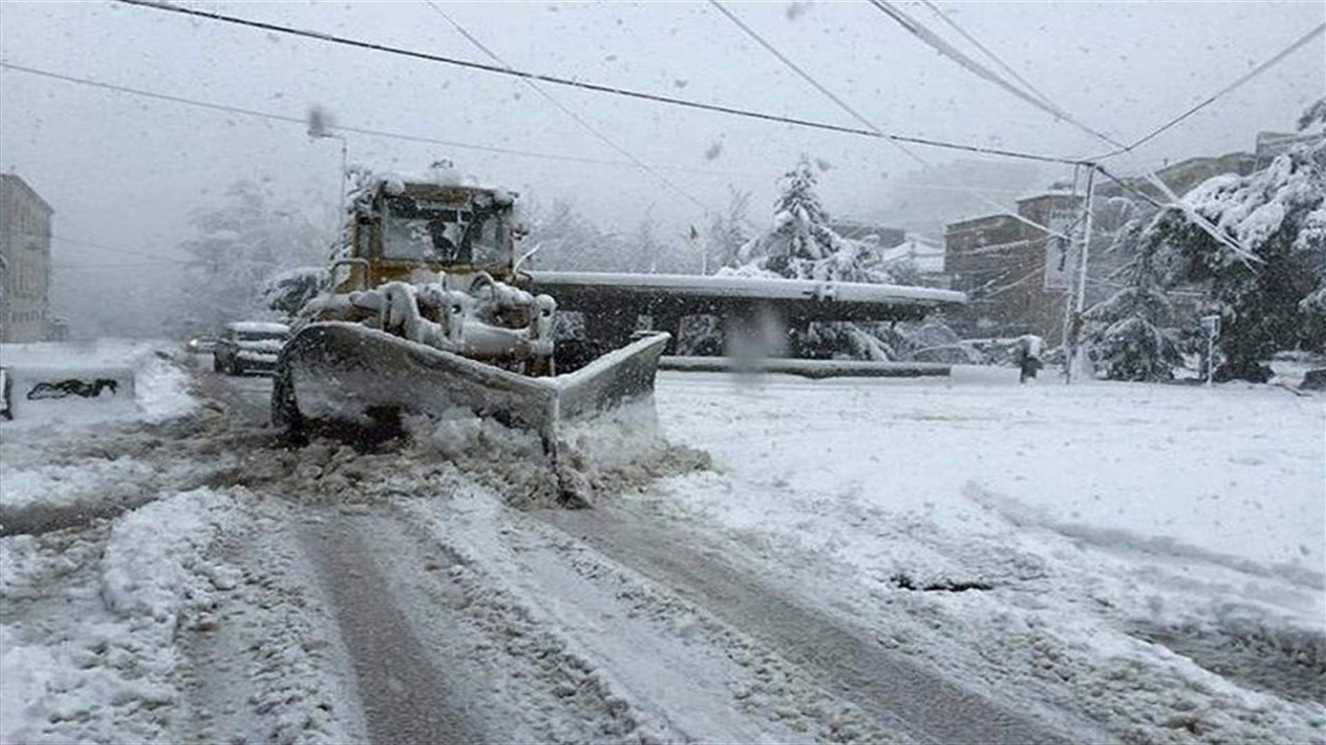 Snow cuts off several roads across Lebanon