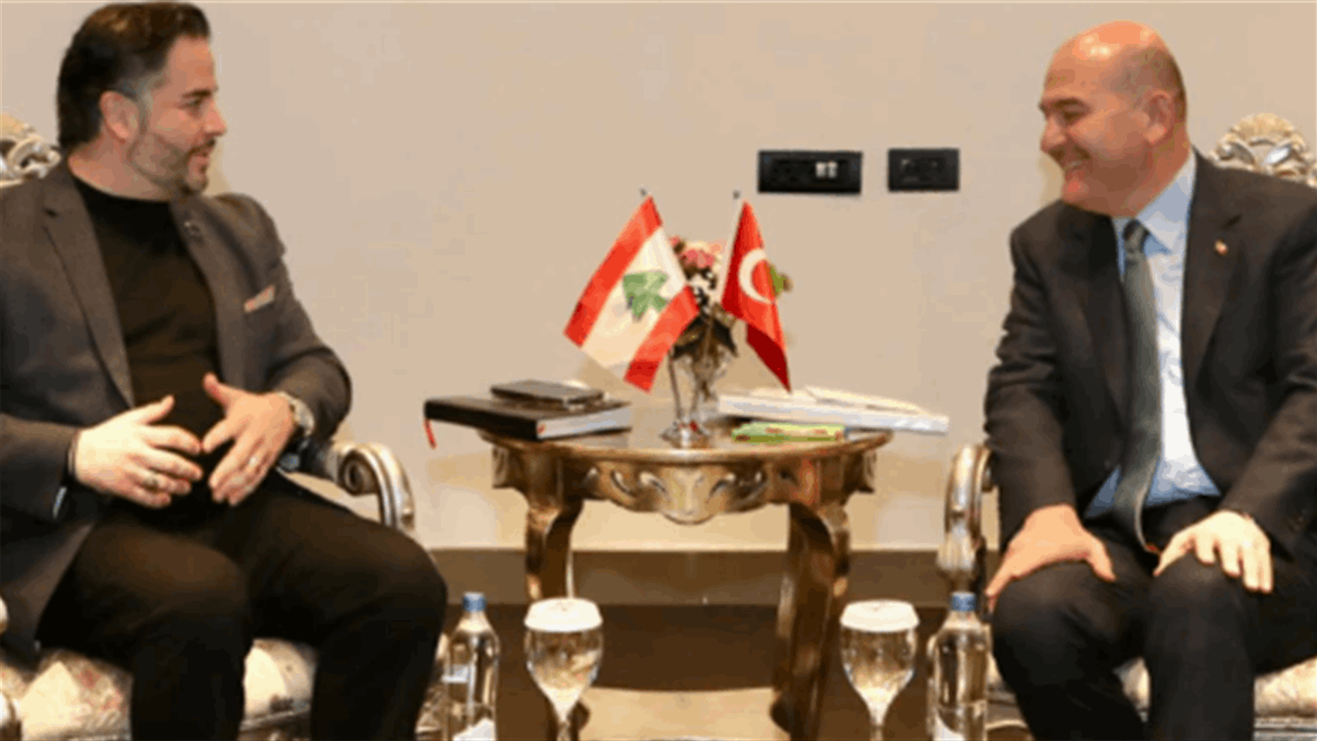Economy Minister Salam meets with Turkish Interior Minister in Antalya